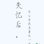 After Losing My Memory, My Husband Begged Me To Love Him 失忆后,老公求我再爱他一次 by 我爱吃山竹 Wo Ai Chi Shan Zhu (OE / BE)